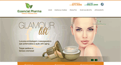 Desktop Screenshot of essencialpharma.com.br